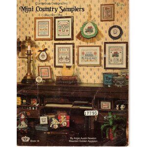 Canterbury Designs Mini Country Samplers Collection 1 Counted Cross Stitch 1981